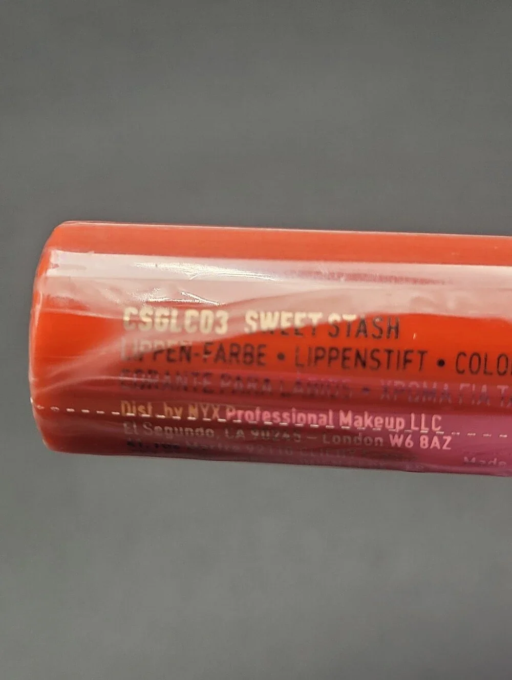 NYX Candy Slick SWEET STASH Glowy Lip Color CSLGLC03 Brand New & Sealed